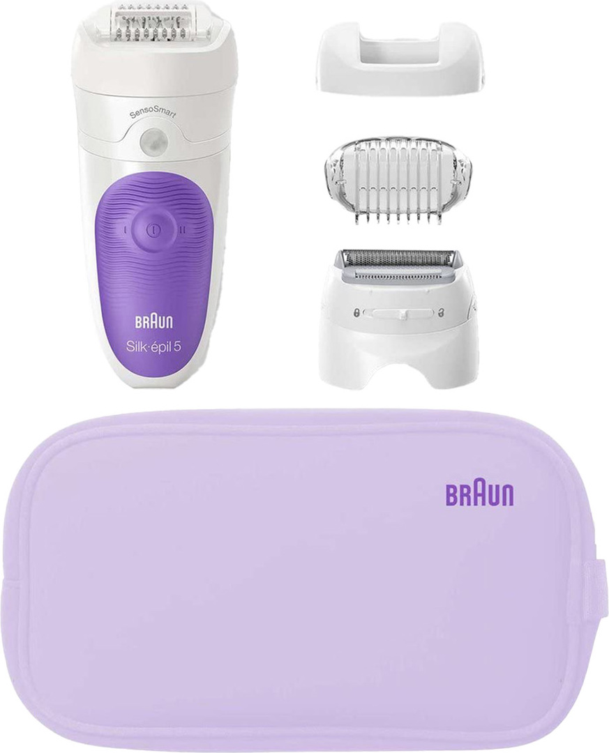 Braun SILK-EPIL 5-549 Nass-/Trocken-Epilierer, Akkubetrieb, abwaschbar