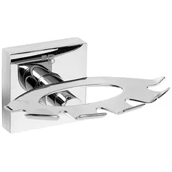 Brillantbad META Zahnbürstenhalter Messing Chrom poliert 105x55x85 mm für Bad & WC >> zum Bohren oder Kleben*