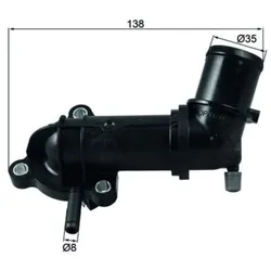 Thermostat Kühlmittel MAHLE TI 245 88 für Saab Opel Fiat Alfa Romeo Lancia Jeep