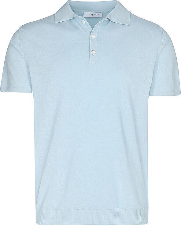 DANIELE FIESOLI Poloshirt  hellblau   S S