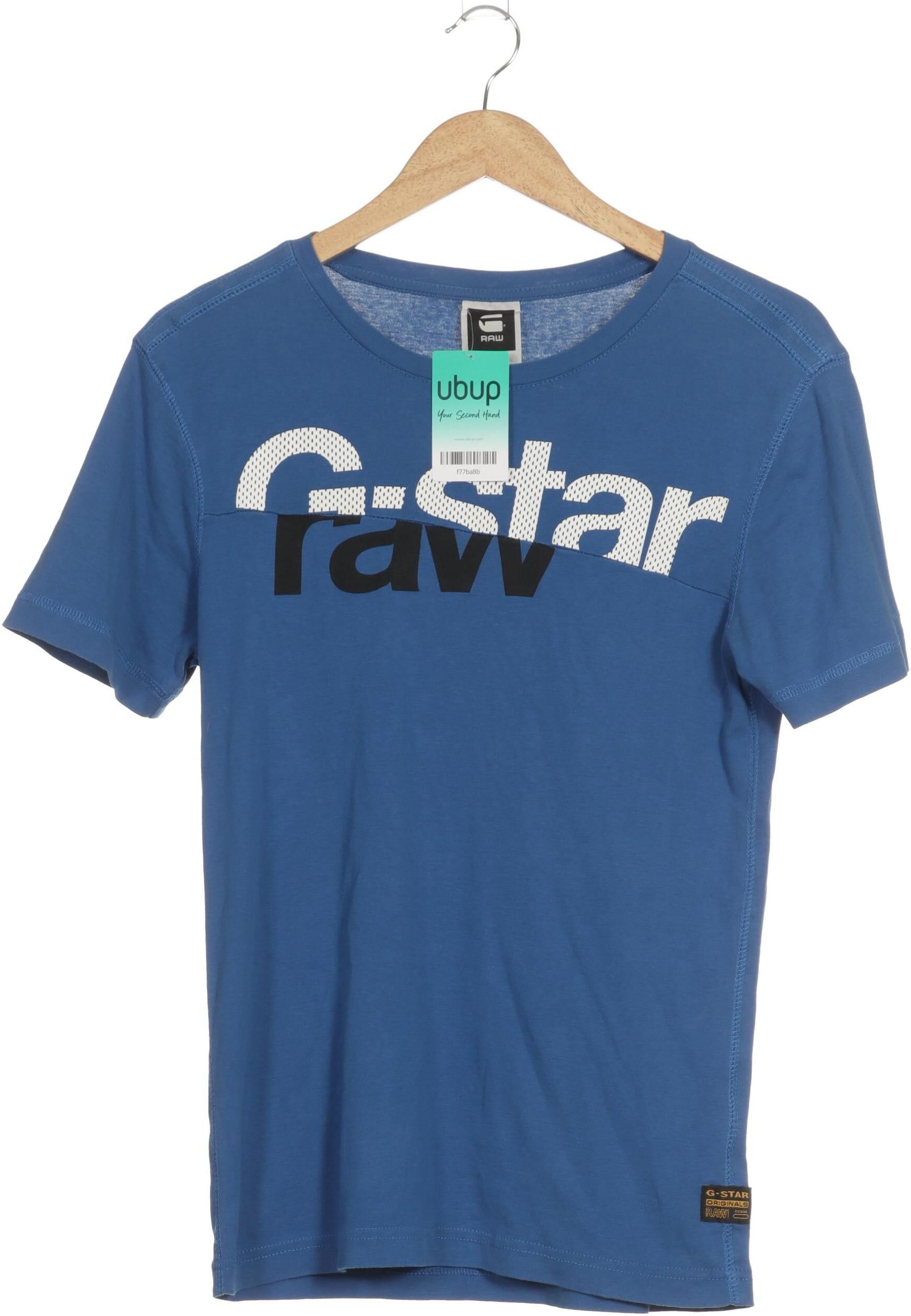 G Star RAW Herren T-Shirt, Blau, Gr. M, Baumwolle - Second Hand