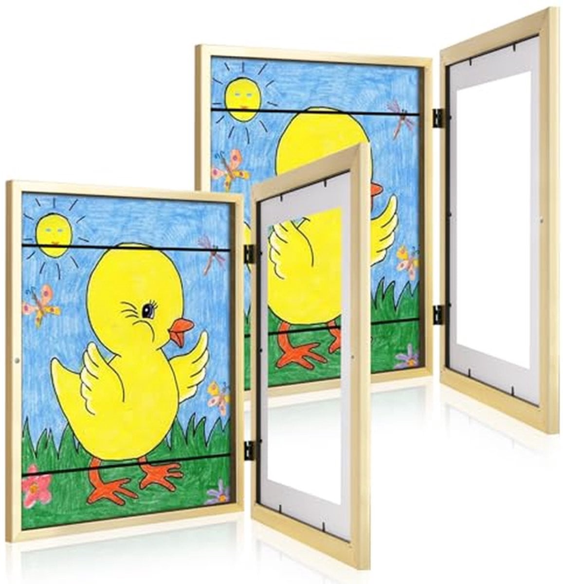 Gouden Kinderkunst Fotolijst voor Kunstdisplay, 11x14 Inch
