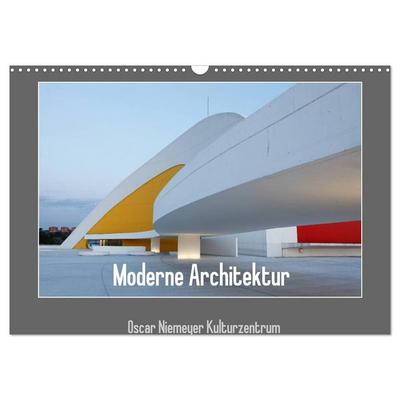 Moderne Architektur - Oscar Niemeyer Kulturzentrum (Wandkalender 2027 DIN A3 quer), CALVENDO Monatskalender