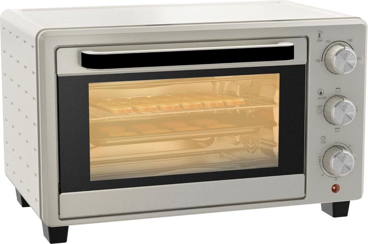 VELTRR® Mini Oven Vrijstaand - Elektrische Oven - 21L - 1600W