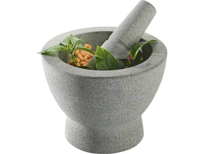 Mörser GEFU CRUNCHY , grau, H:13cm Ø:17cm, Granit, Mörser, Mörser