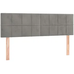 vidaXL, Boxspringbett, Pasonberg (Block mit Quadraten) (140 x 200 cm)