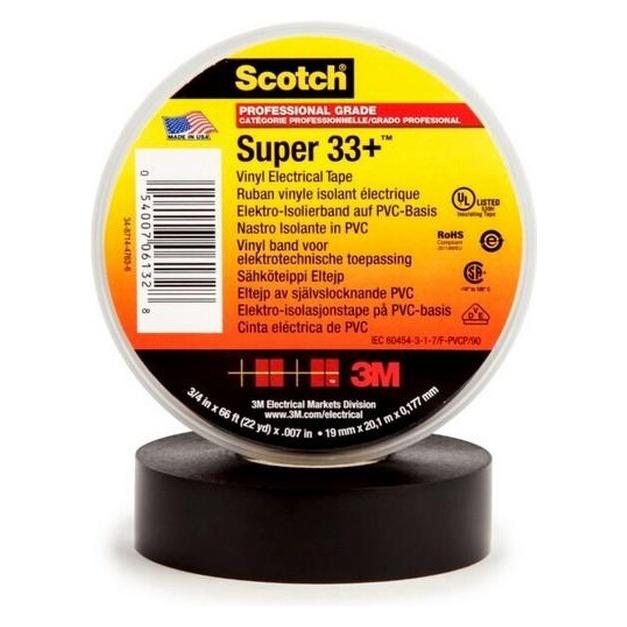 3M Deutschland PVC Elektro-Isolierband Super33+50x33 (50 mm) (7000058808)