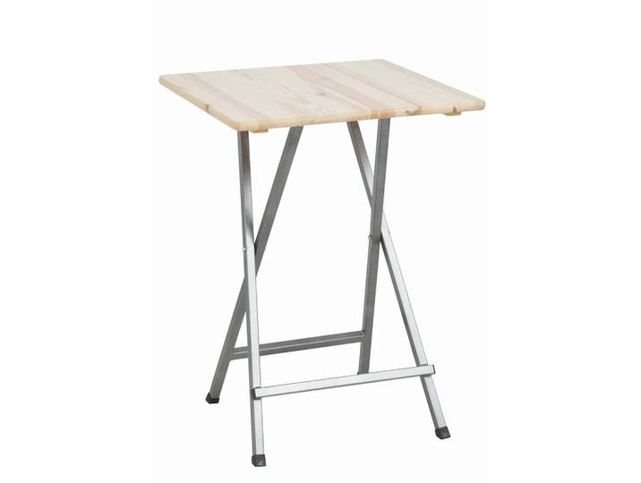 Gardenson Stehtisch, Grau, Kiefer, Holz, Metall, Kiefer, quadratisch, 80x110x80 cm, Esszimmer, Tische, Stehtische