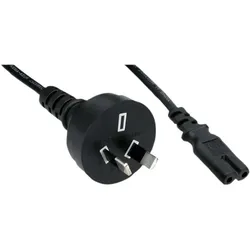 INLINE Netzkabel Netzst. Australien/Argentinien/C7 St 1.8m Euro 8