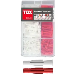 TOX Universaldübel-Sortiment »Miniset Clever TRI und TRIKA« 215 Stück grau