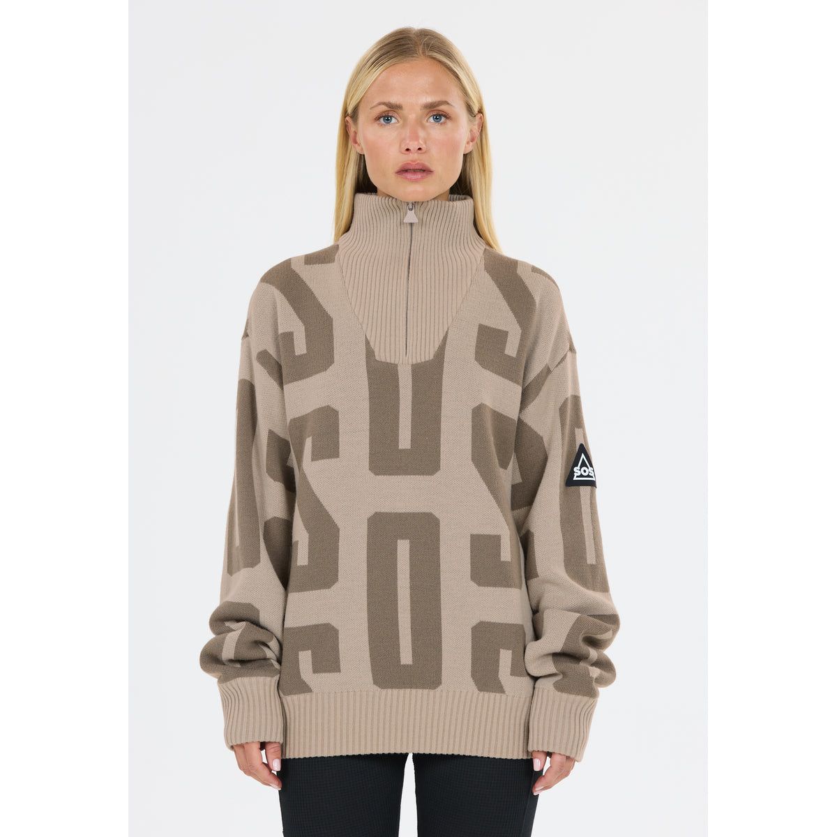 SOS Verbier Windstopper Uni Knit london fog (3251) 2XL SOS224028-3251-2XL