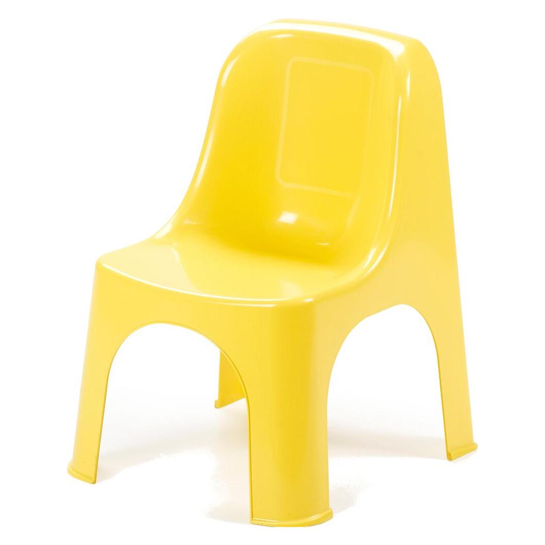 ProGarden Kinder-Stapelstuhl Sedia Baby Premium gelb (Kinderstuhl) (BAP252GI)