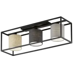 Deckenleuchte ISKO (LB 70x20 cm) - schwarz - LB 70x20 cm