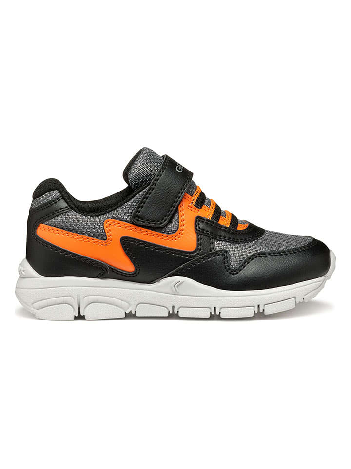Geox Sneakers "New Torque" in Schwarz/ Orange - 31