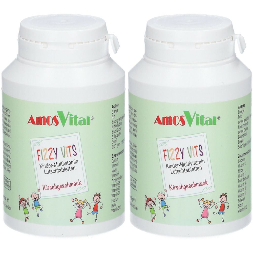 Fizzy Vits Kindervitamine x2 2x50 St Lutschtabletten