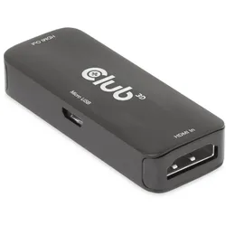 Club 3D HDMI Aktiver 4K60Hz Repeater B/B Micro USB Adapter