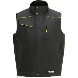 Winterweste "NEON" Outdoor - XXL - dunkelgrau/grün