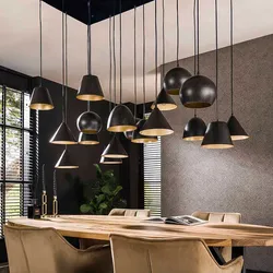 Pendelleuchte im Industry und Loft Stil Anthrazit