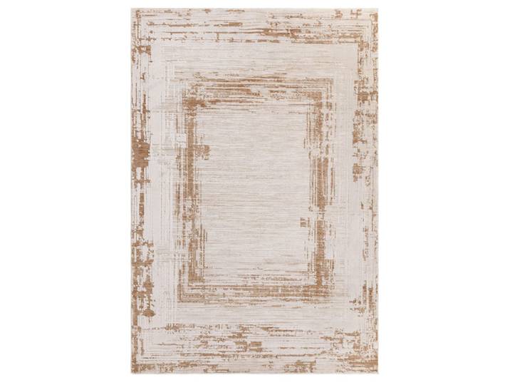 Tapis tissé plat moderne beige 120x160 cm