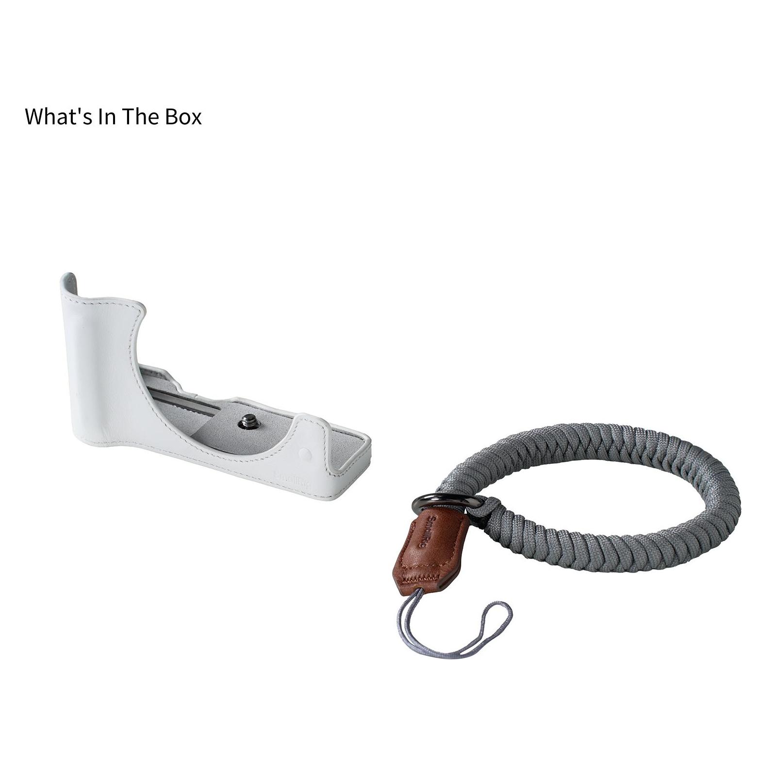 SmallRig Leather Half Case Kit Weiss (5431)
