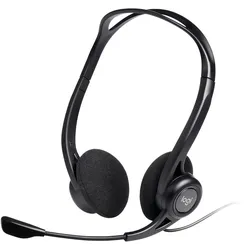 Logitech Stereo-Headset PC 960, USB-Abschluss Plug & Play