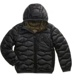 Blauer für Jungen. 26WBLKC03259 Schwarzer Brinton-Mantel (10años= 140cm), Lässig, Polyamid, Kinderbekleidung