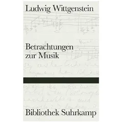 Betrachtungen zur Musik, Fachbücher von Ludwig Wittgenstein