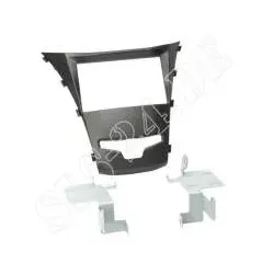 2-DIN Radioblende Radiohalterung SsangYong Korando (facelift) ab 2013 schwarz...
