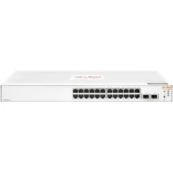 HPE Aruba Switch IOn 1830 24G (24 Ports), Netzwerk Switch, Schwarz