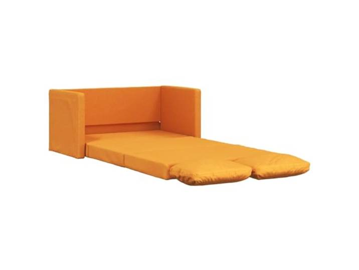 vidaXL Bodensofa mit Schlaffunktion Dunkelgelb 112x174x55 cm Stoff