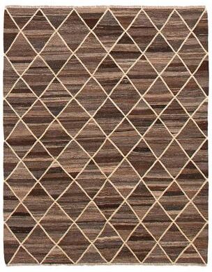 Ecarpetgallery "Sivas Brown Kilim 5'1"" x 6'6"" - 5'1 x 6'6"