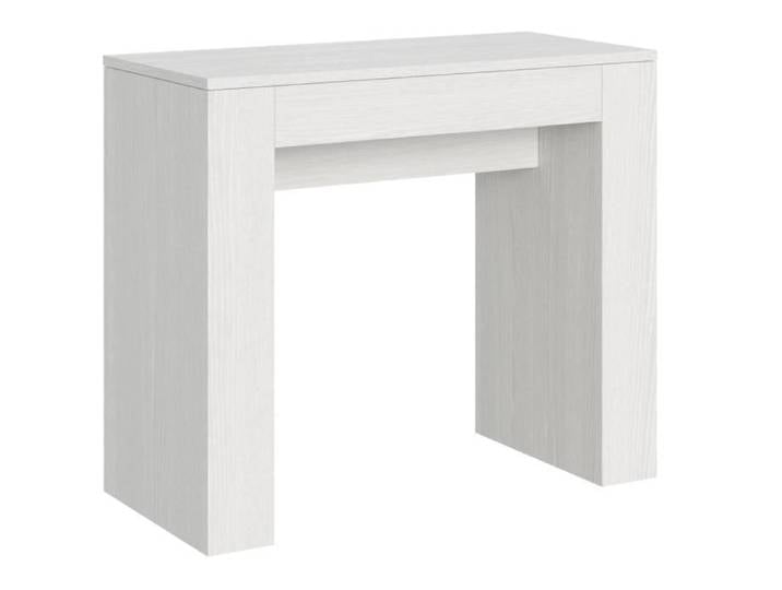 Console extensible blanc 8 personnes 40 à 198 cm Madone