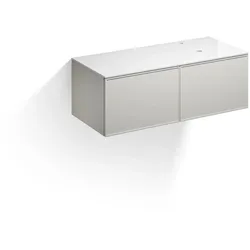 Alape Möbelmodul Arkta 1200x400 Carrara/Seidengrau