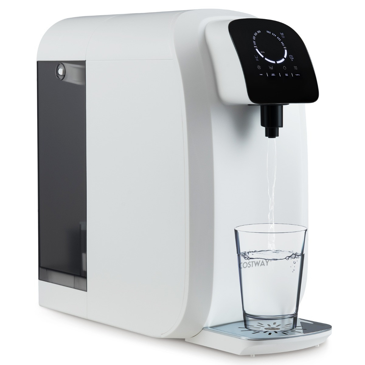 Costway 5-traps omgekeerde osmose waterfilter met UV-licht en PPC voor draagbare waterzuivering