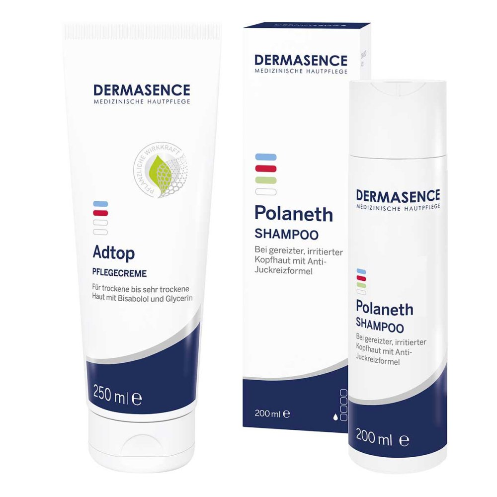 Medicos Kosmetik GmbH & Co. KG Dermasence Adtop Creme (250ml) & Polaneth Shampoo (200ml) 08104515