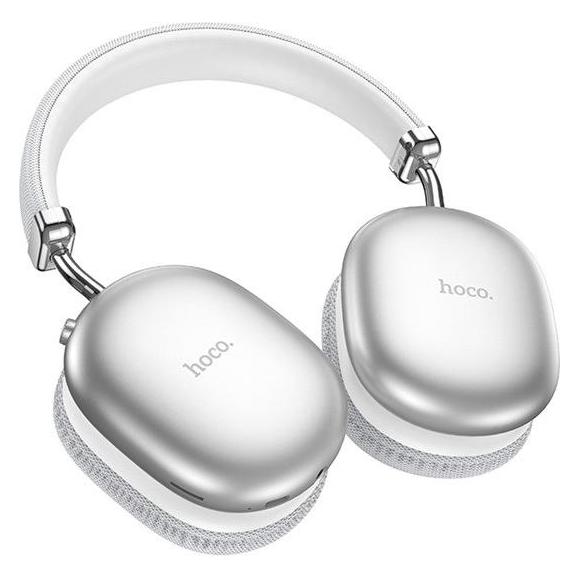 Hoco W35 Max Joy (Keine Geräuschunterdrückung, 40 h, Kabelgebunden, Kabellos) (W35M silver)
