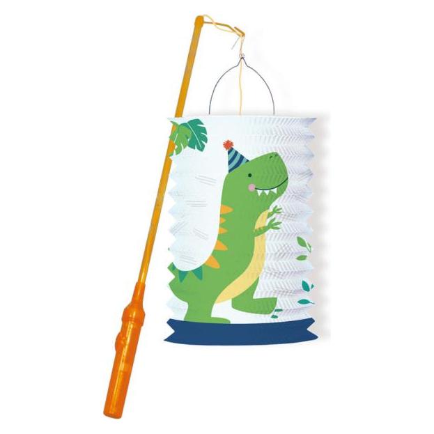 Amscan Laternenset Dino-Mite / Plastik 28 cm / 40 cm (10 Stk.) (9907264)