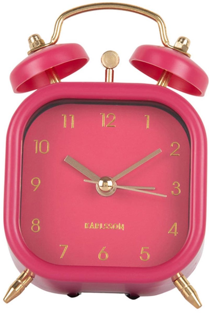 Alarmklok Metallic Glam Square