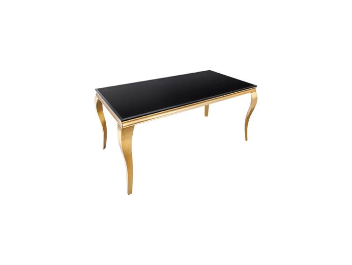 Rechteckiger Tisch „Modern Barock“, verschiedene Grössen Schwarz / Gold Invicta Interiors