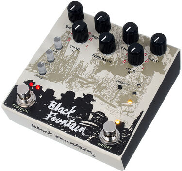Old Blood Noise Endeavors Black Fountain Stereo Delay CR Creme