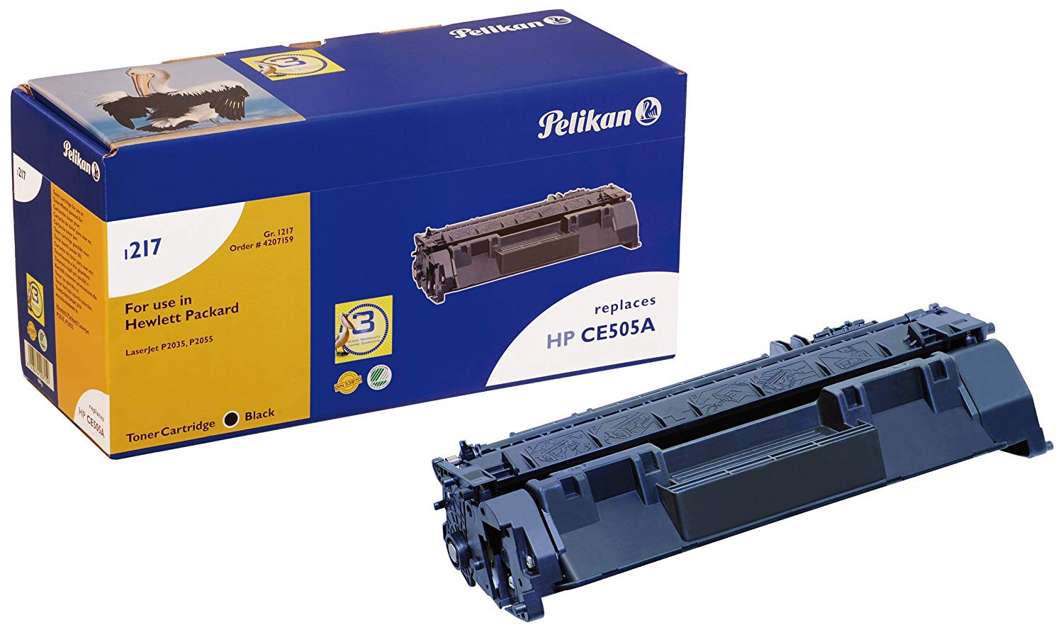 Pelikan Toner HP CE505A 1217SR zwart rebuilt