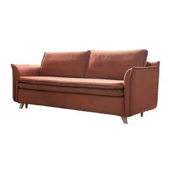 Miuform Einzelsofa mit Schlaffunktion Charming Charlie ¦ rot ¦ Maße (cm): B: 225 H: 85