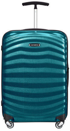 Samsonite Lite-Shock 55cm 4-Wheel Cabin Case - Petrol Blue