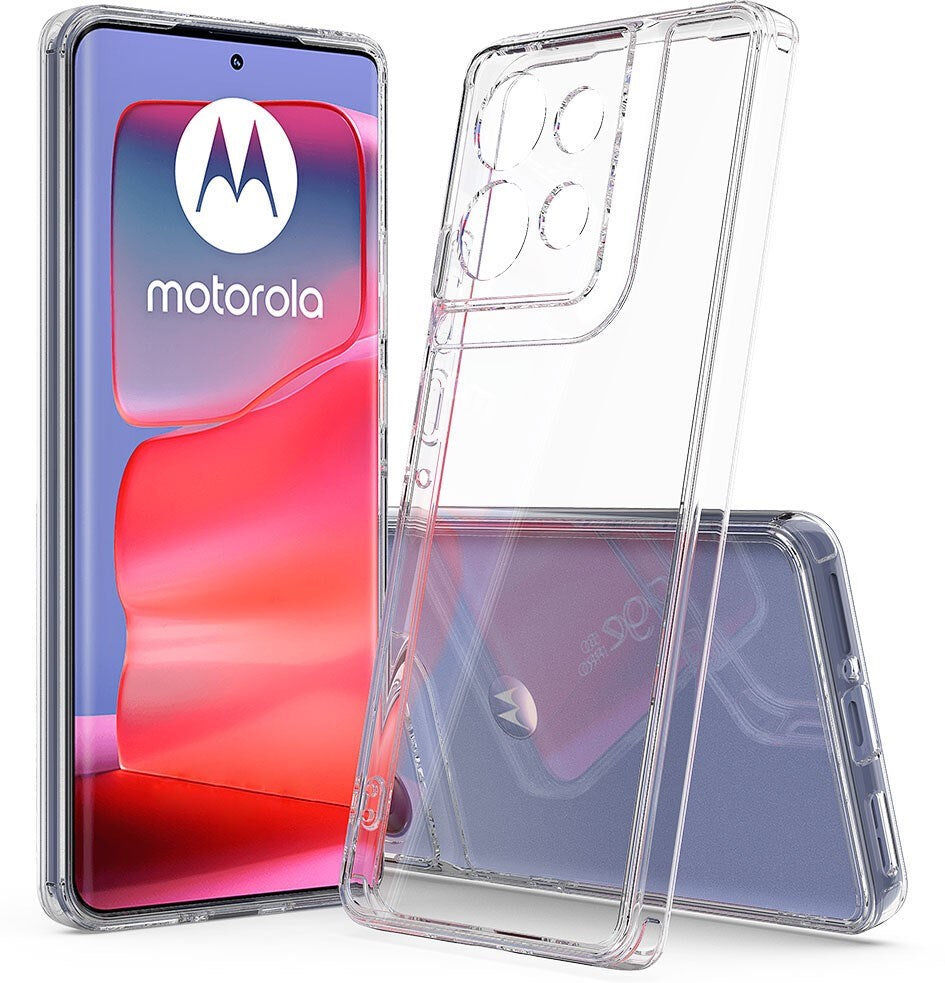 Motorola Edge 60 Neo / 50 Neo / ThinkPhone 25 EIDERWOOD Hybrid Mobil Cover - Gennemsigtig