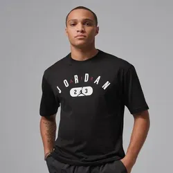 NIKE Herren Shirt M J CITY SS CREW, Größe XL in Silber Silber