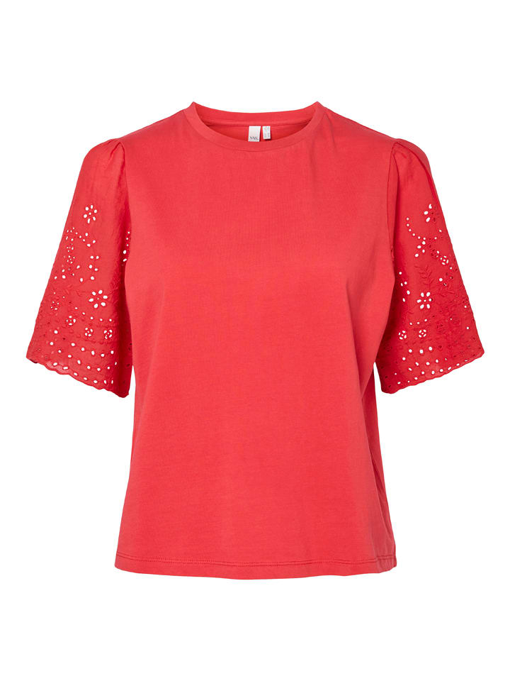 YAS Shirt in Rot - XS