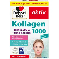 Doppelherz Kollagen 1000 + Biotin + Q10 30 St