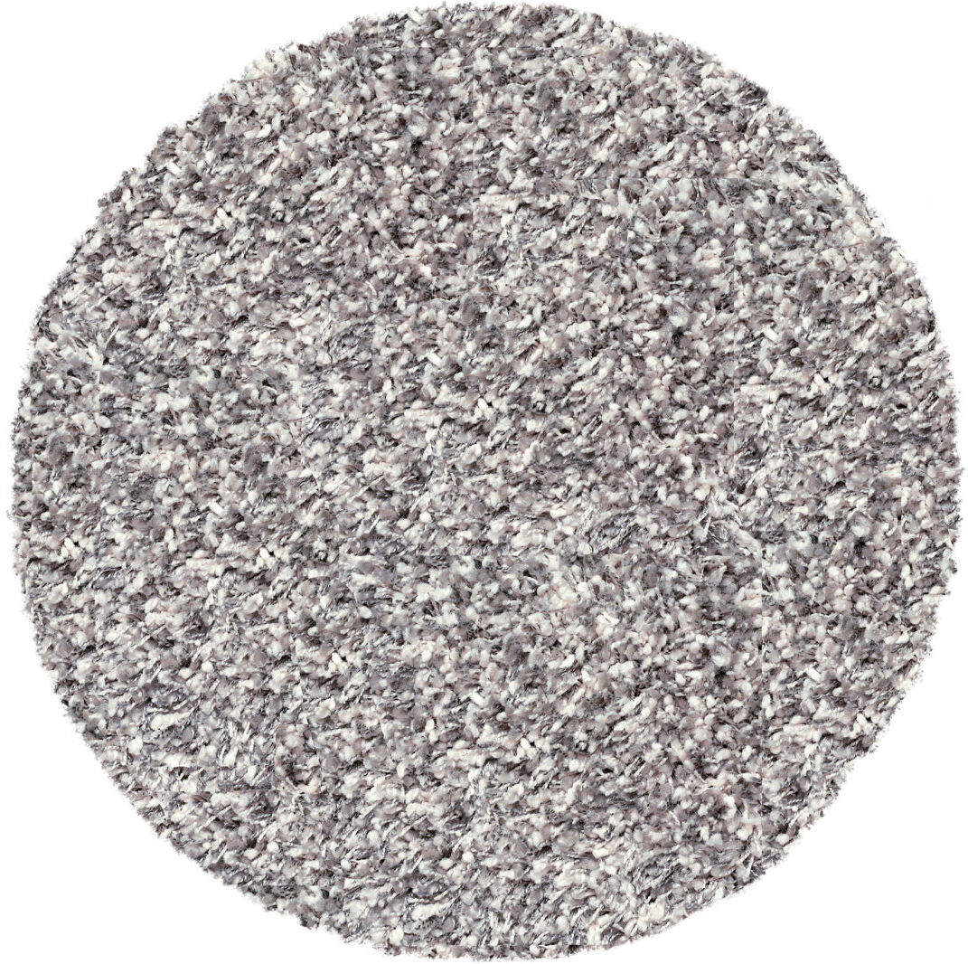 Zipcode Design Adamell Shaggy Area Rug Gray Round 120cm