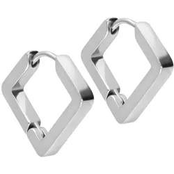 Chirurgenstahl Ohrclicker Creolen DIAMANT