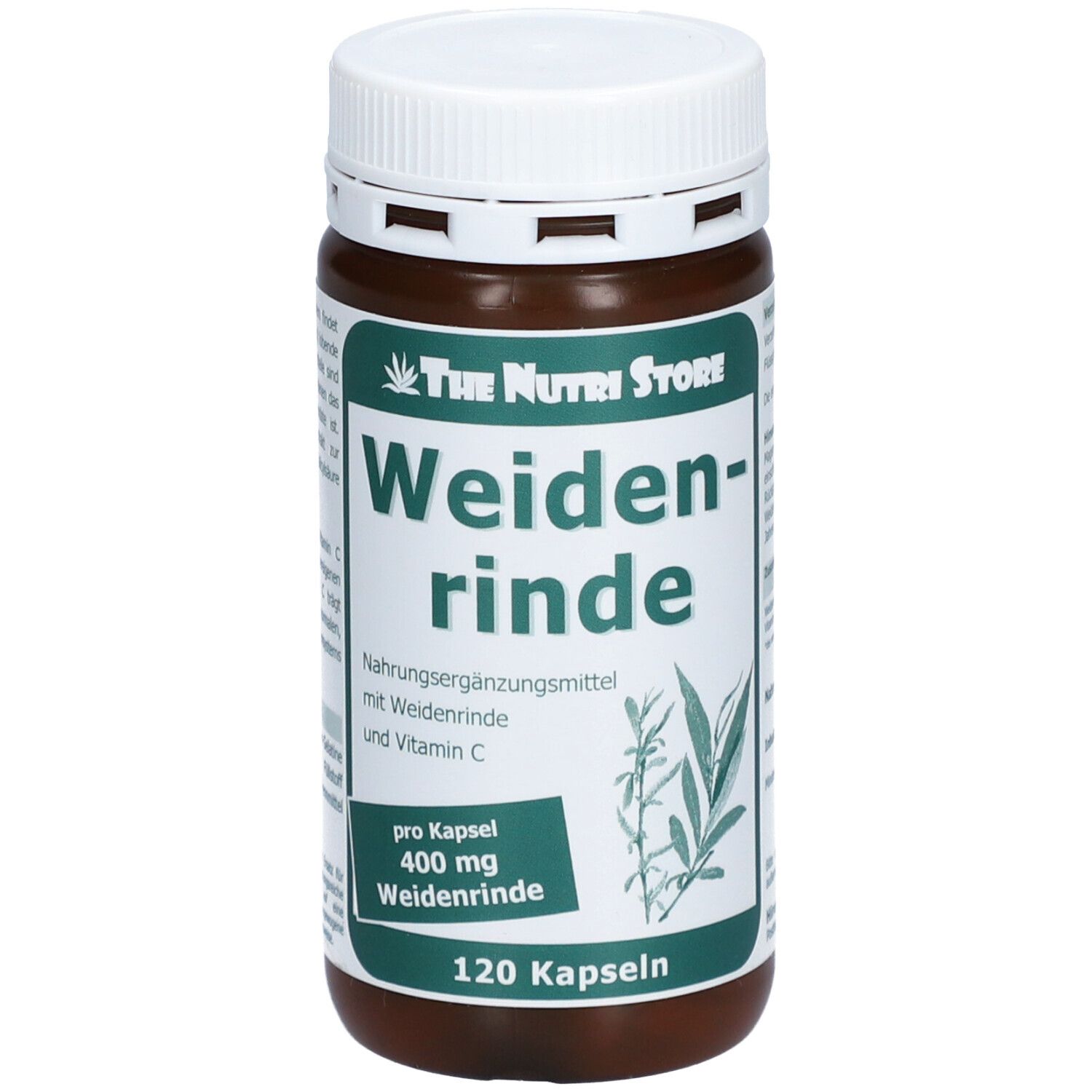 Weidenrinde Kapseln 400 mg 120 St
